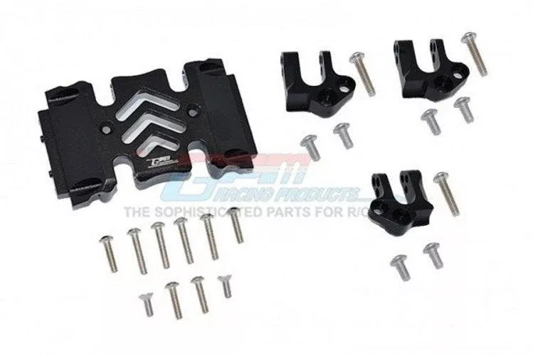 GPM Axial SCX10 III JEEP WRANGLER Aluminum Center Gear Box Case And Mount Black