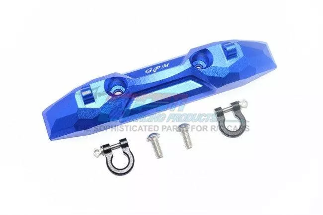 GPM ER2330R-BLUE ALUMINUM REAR BUMPER WITH D-RINGS TRAXXAS E-REVO / REVO
