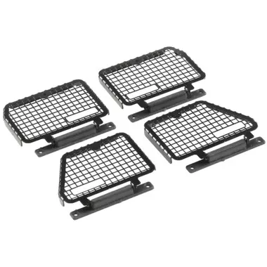 GPM Racing Metal Car Windows Black for Traxxas 1:18 TRX4M Ford Bronco Crawler