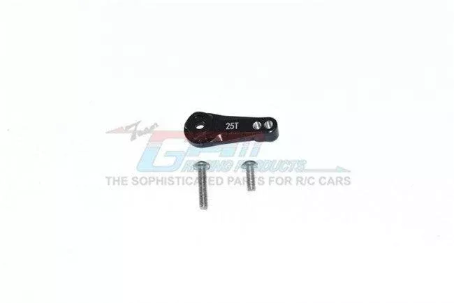 GPM TRX4025TC-BLACK ALUMINUM 7075 25T SERVO HORN TRAXXAS TRX-4 / TRX-6