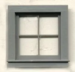 Grandt Line 3959 G Scale 4 Pane 1.55 x 1.6" Square Window