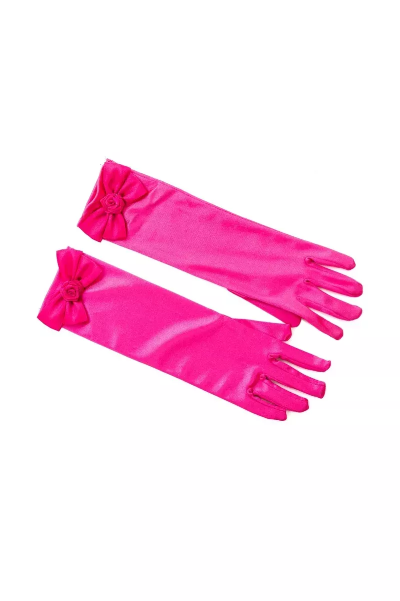Great Pretenders Storybook Princess Gloves: Hot Pink