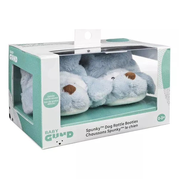 Gund Spunky Dog Rattle Plush Booties