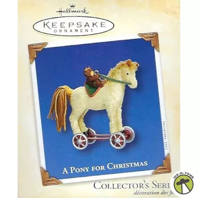 Hallmark Keepsake Ornament - A Pony for Christmas 2003 - 6th in Series (QX8229)
