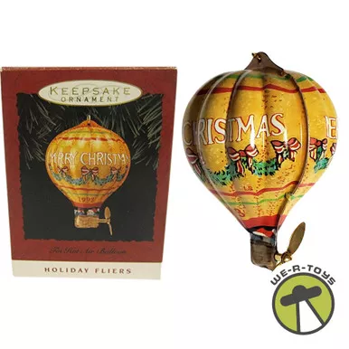 Hallmark Keepsake Ornament Tin Hot Air Balloon 1993