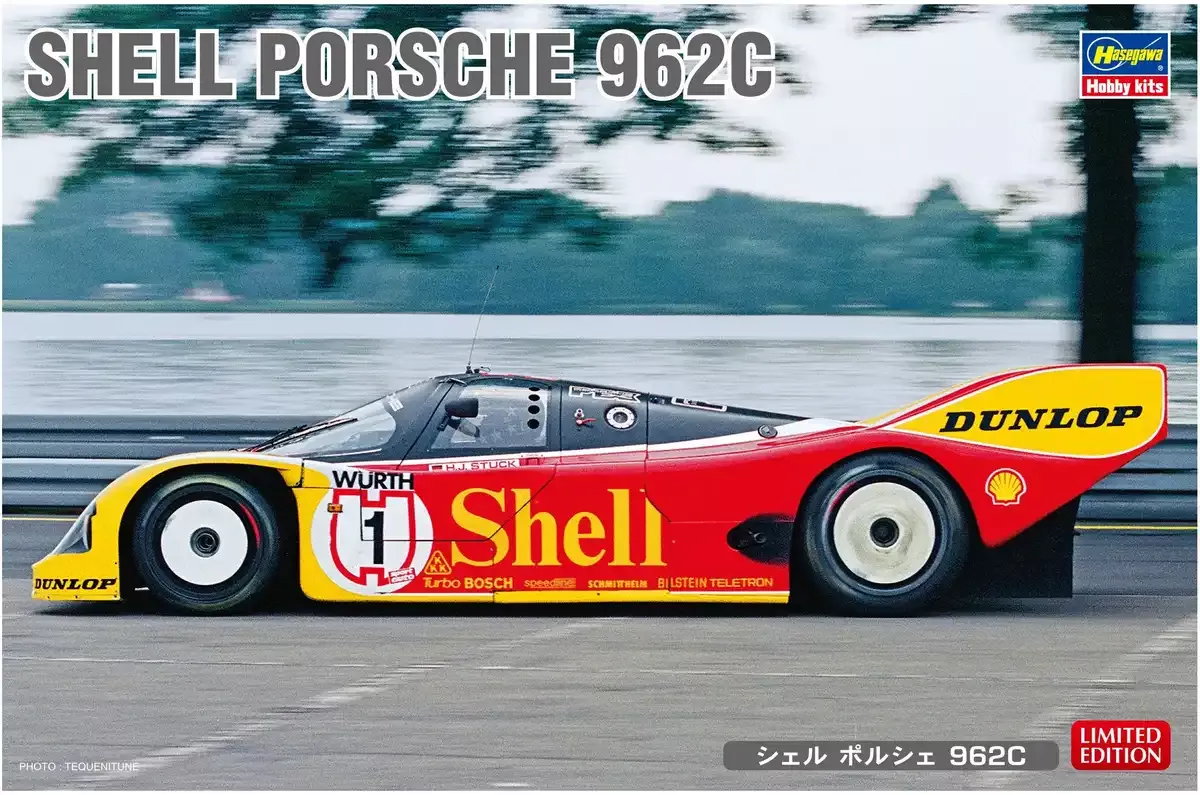 HASEGAWA 20337 Shell Porsche 962C 1/24 Scale Kit