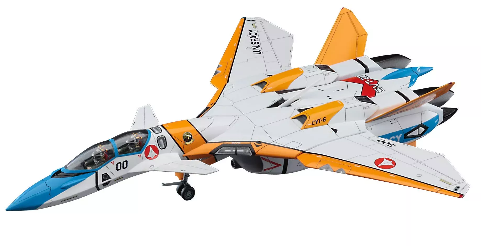 HASEGAWA Macross 1/72 Vf-11D Thunderbolt Svt-27 Bluetails