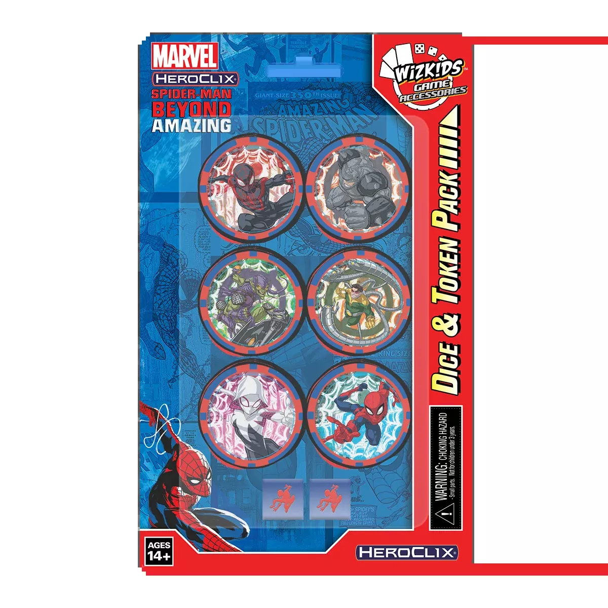 HeroClix: Marvel - Spider-Man Beyond Amazing - Dice & Token Pack