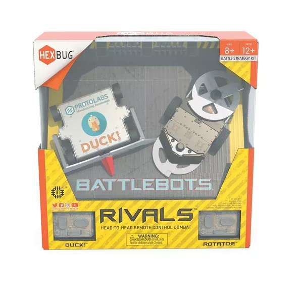 Hexbug Battlebots Rivals Duck! Vs Rotator