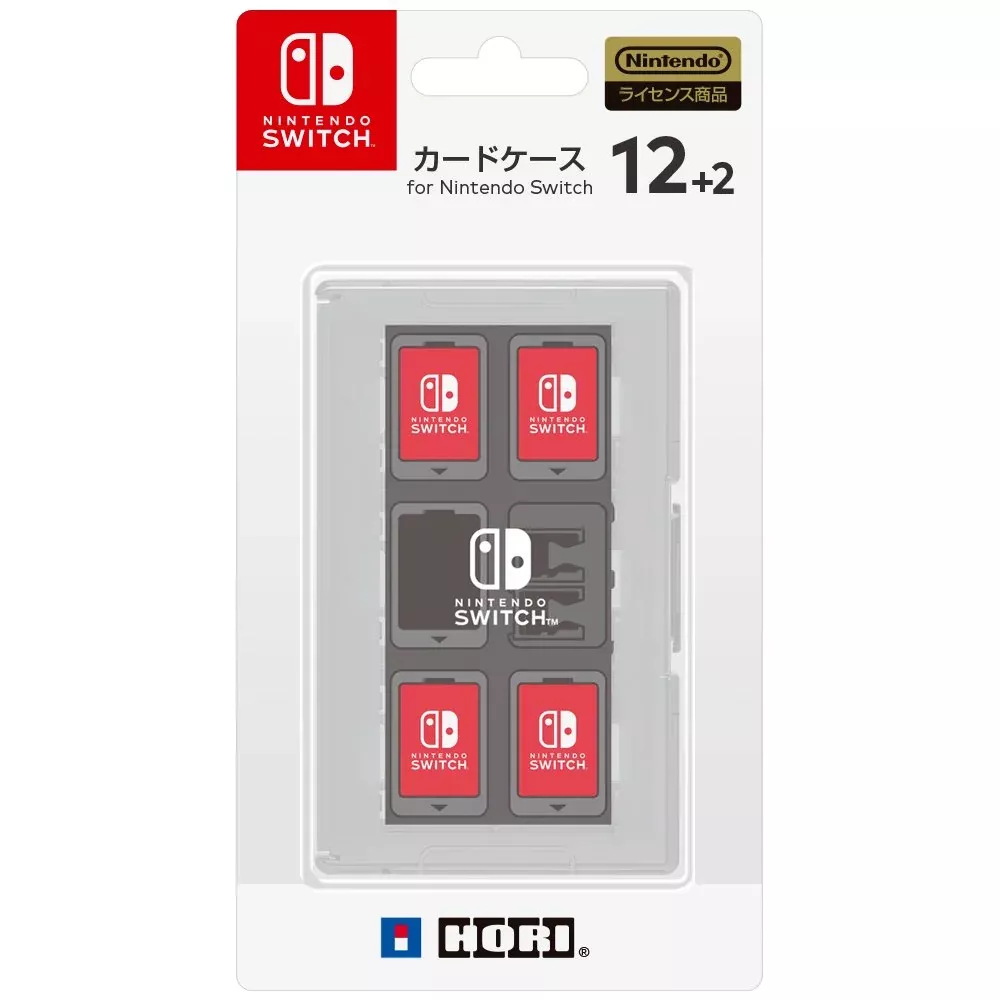 HORI Game Card Case 12+2 White For Nintendo Switch
