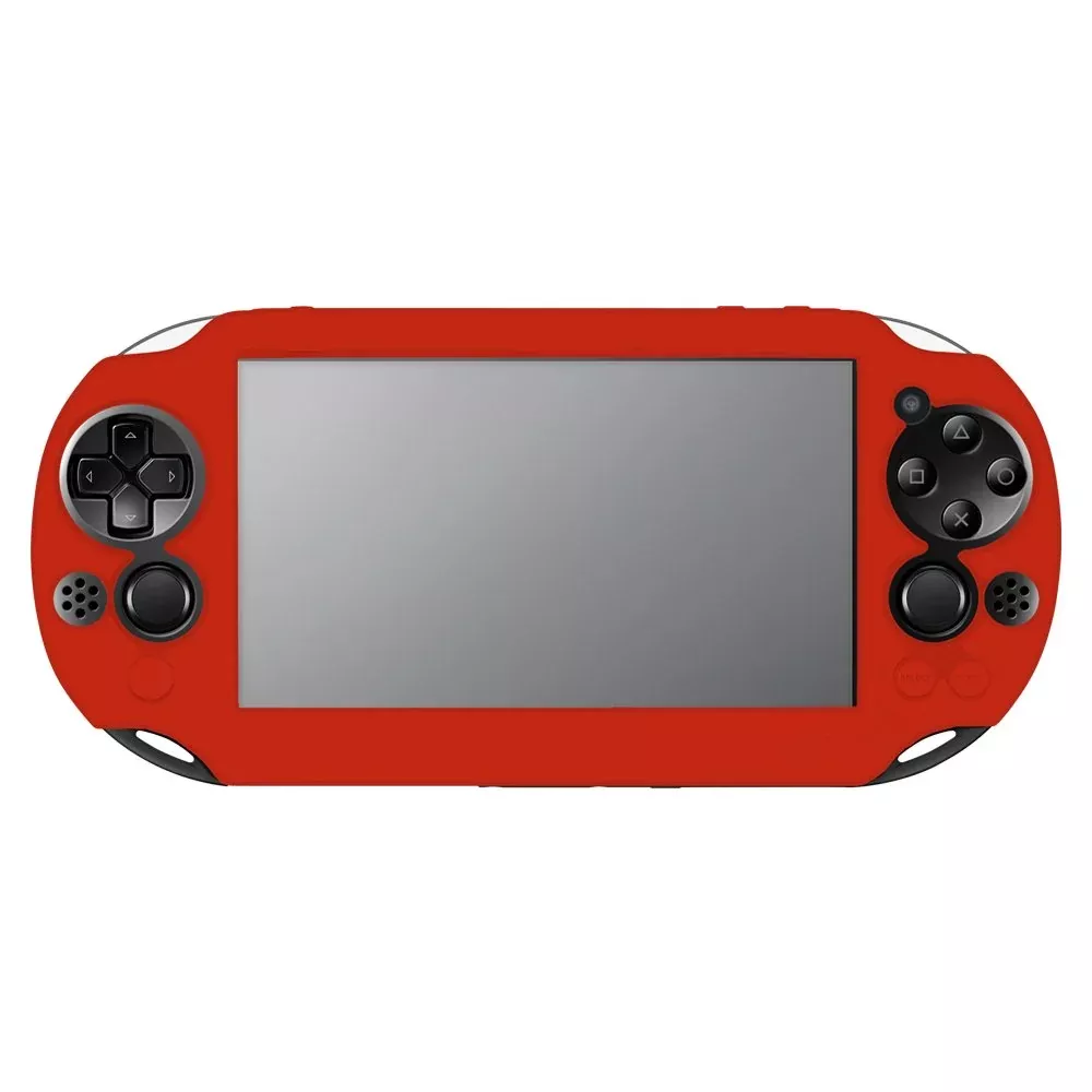 HORI Psv New Silicon Cover For Playstation Vita Red
