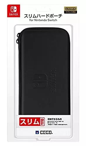 HORI Slim Hard Pouch Black For Nintendo Switch