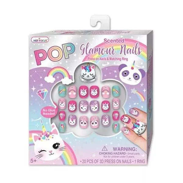 Hot Focus Scented Pop Clamour Nails Caticorn Set