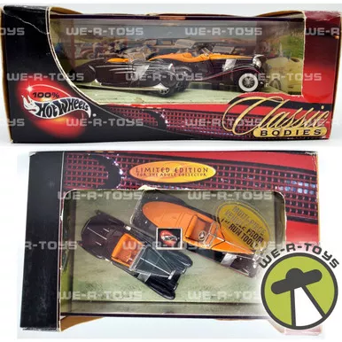 Hot Wheels 100% Classic Bodies Duesenberg and Bugatti Mattel 2003 NRFB