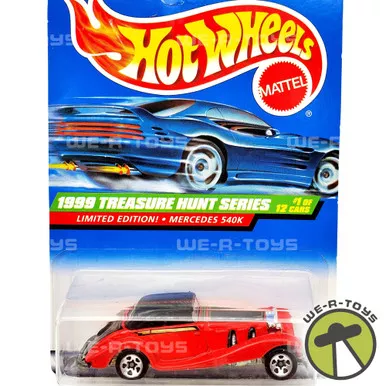 Hot Wheels Mercedes 540K Red Limited Edition 1999 Treasure Hunt Series NRFP