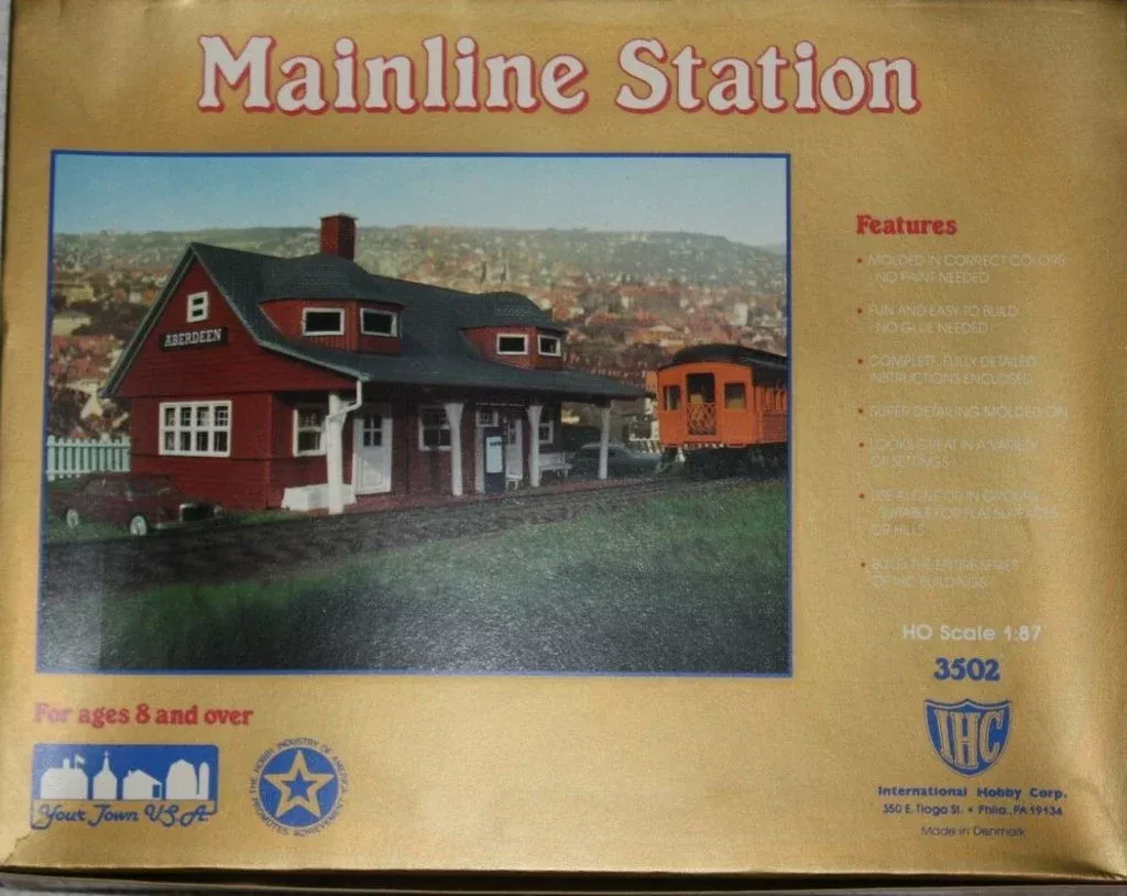 IHC 3502 HO Scale Mainline Station Kit