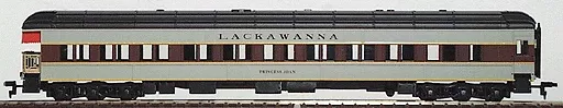 IHC 49344 HO Scale Heavyweight Observation Lackawanna "Princess Joan" DL&W