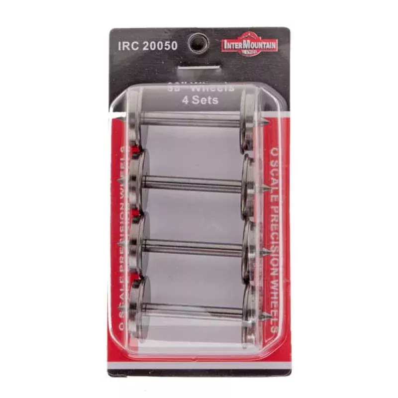 InterMountain - 33 Brass Insulated Wheelsets O Scale ' Metal Wheels