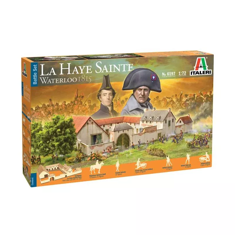 Italeri 6197 La Haye Sainte Waterloo 1815 - Battleset 1:72 Model Kit building and figures