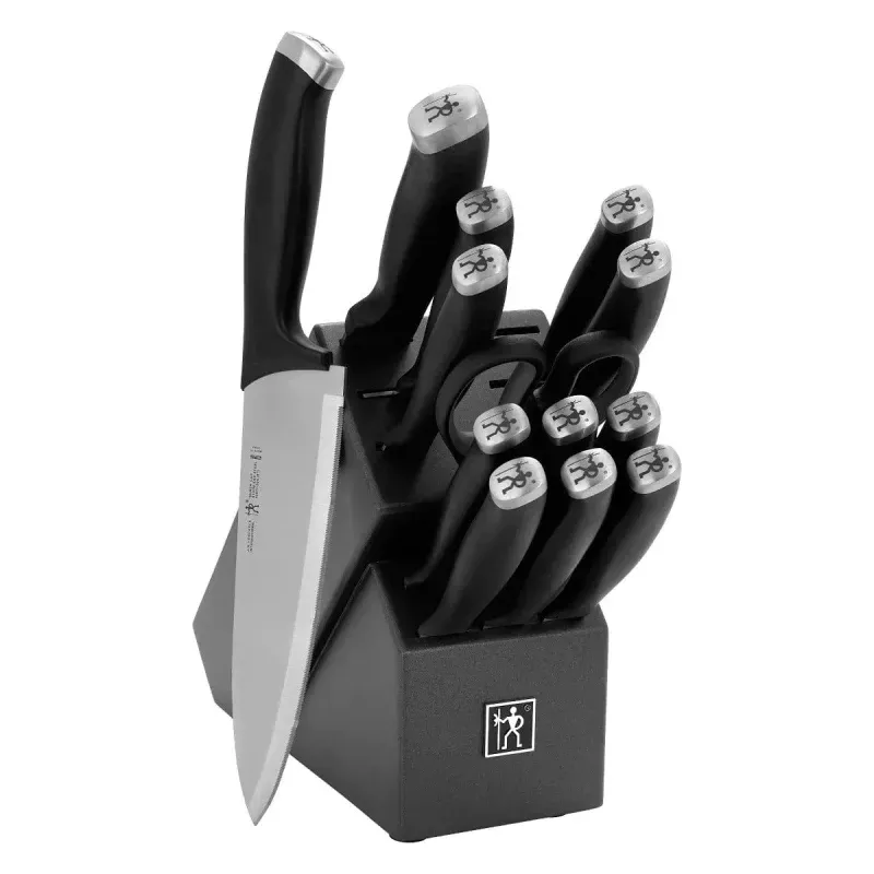J.A. Henckels Silvercap 14 Piece Knife Set with Block