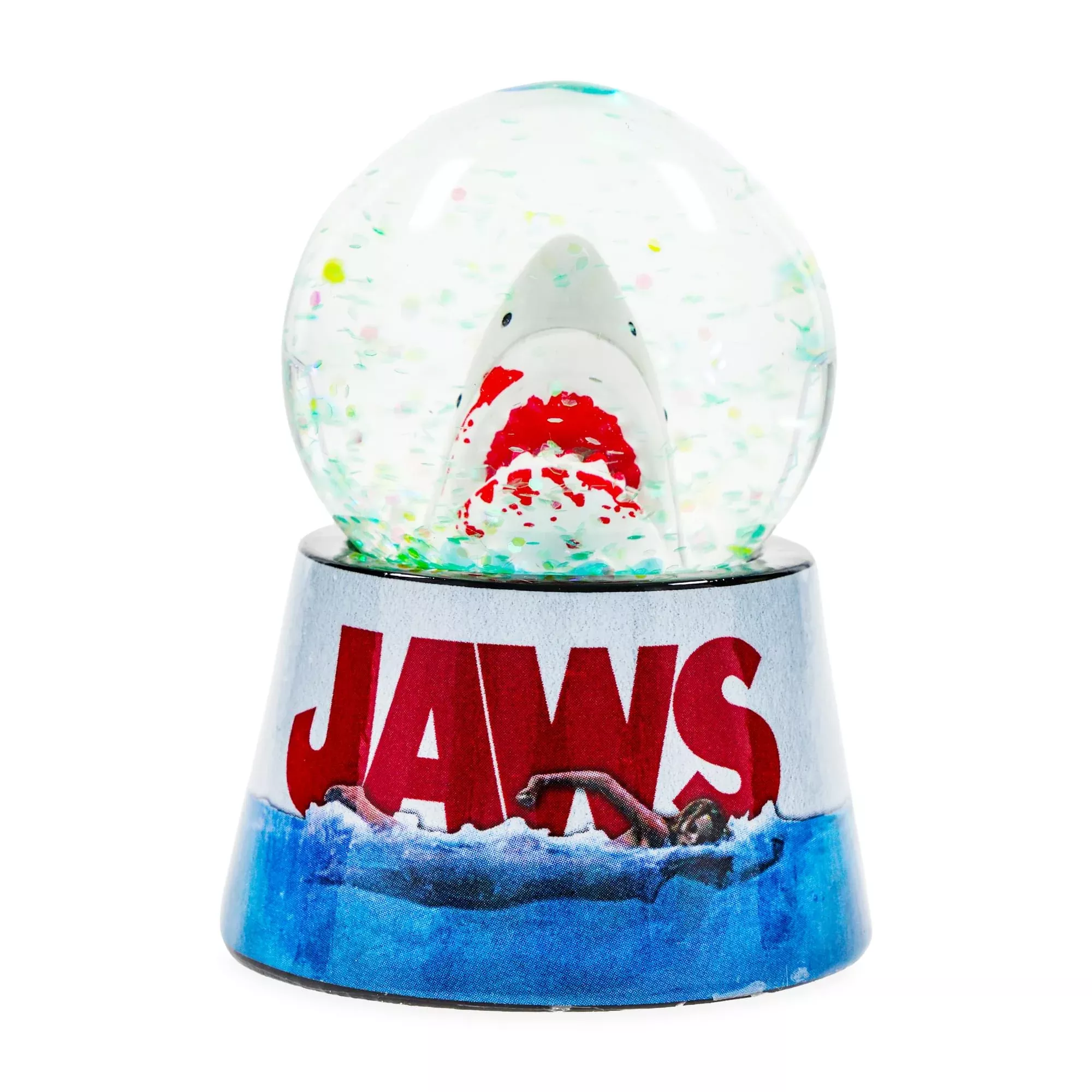 Jaws Poster 3-Inch Mini Light-Up Snow Globe