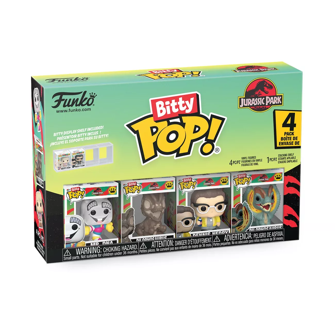 Jurassic Park - Funko Bitty Pop Figure Set Series 3