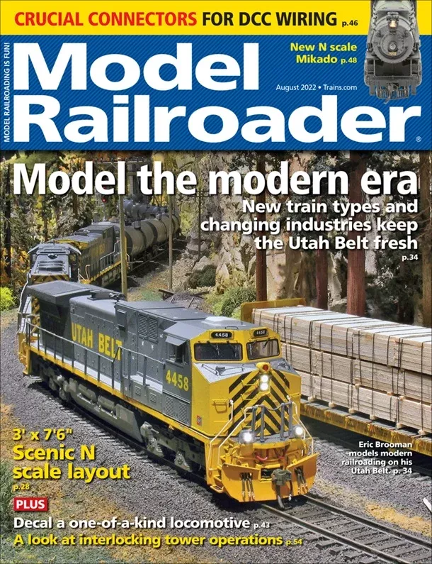 Kalmbach Model Railroader Magazine August 2022