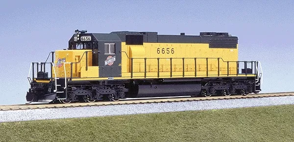 KATO 37-6522 HO Scale EMD SD38-2 Chicago Northwestern C&NW 6656