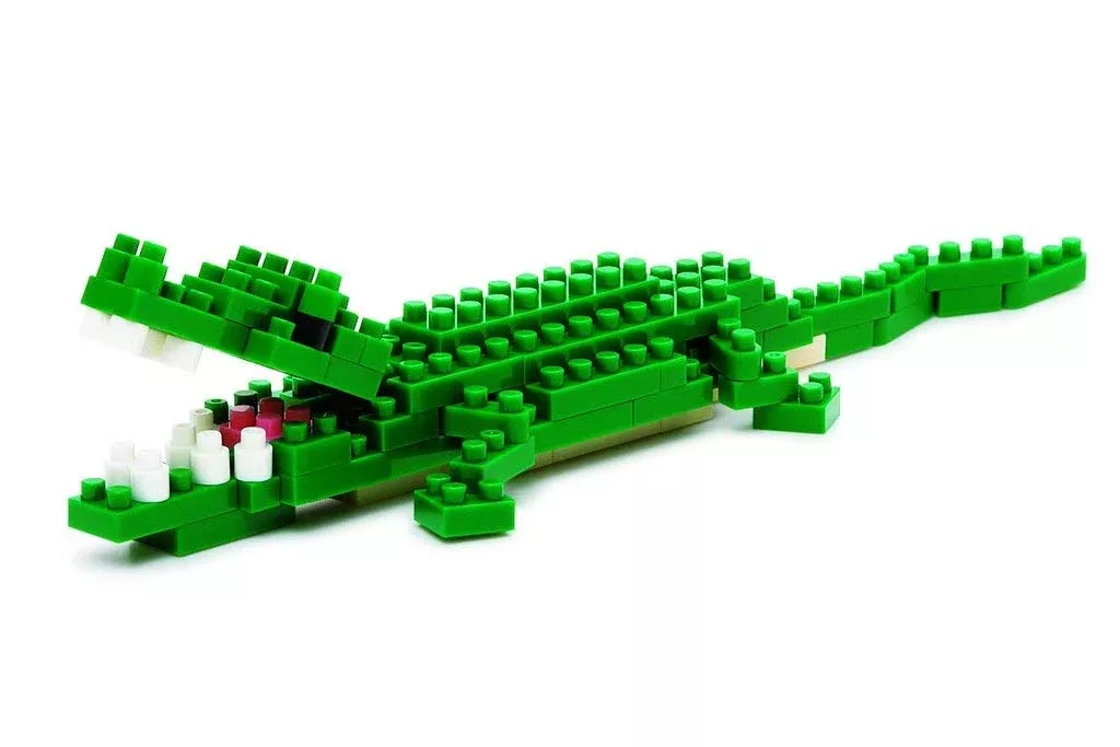 KAWADA Nbc-058 Nanoblock Nile Crocodile
