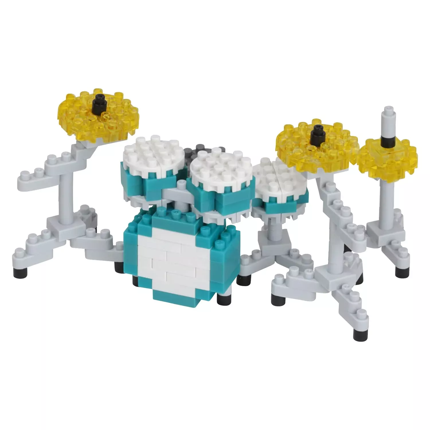 KAWADA Nbc-348 Nanoblock Drum Set Green