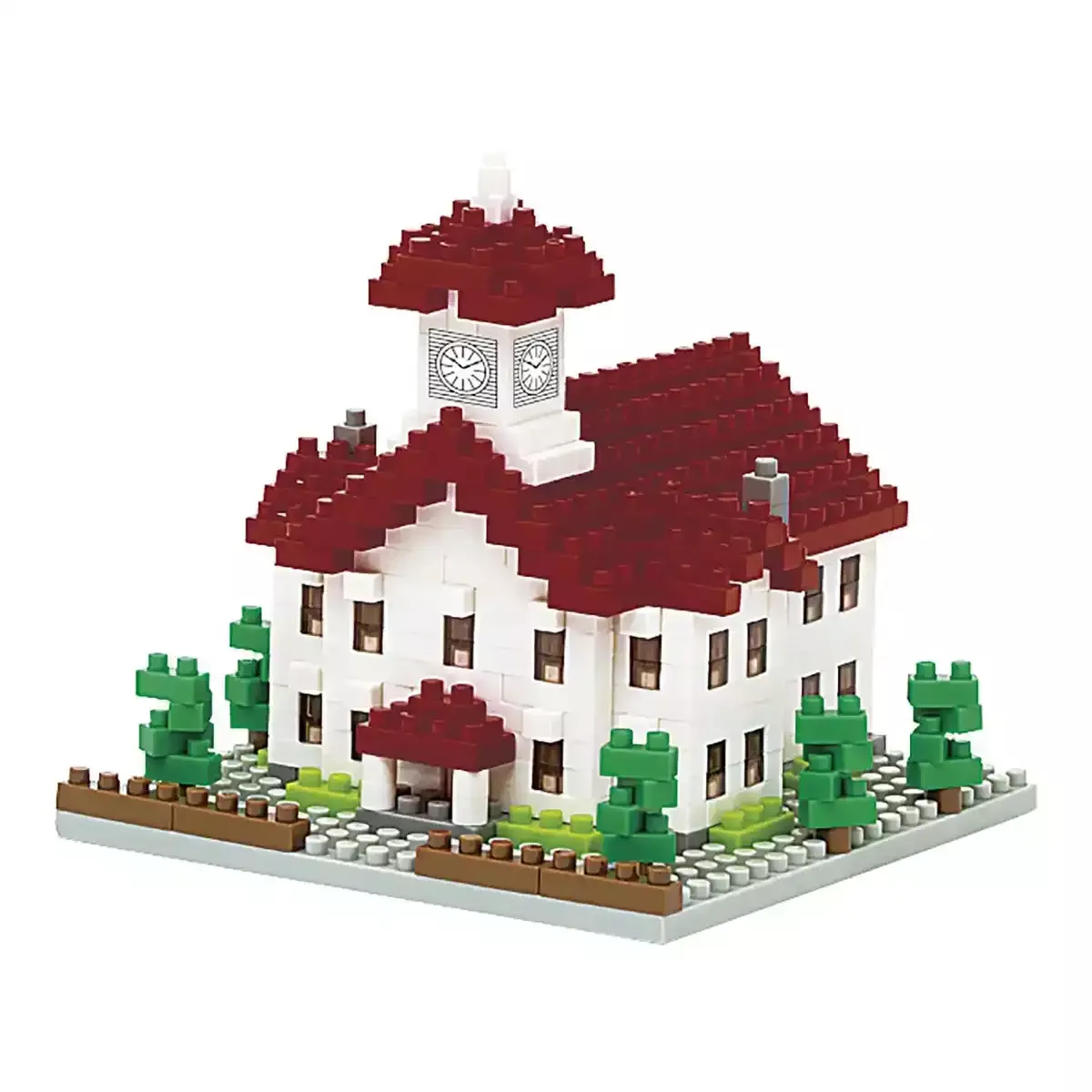 KAWADA Nbh-044 Nanoblock Sapporo Clock Tower Japan