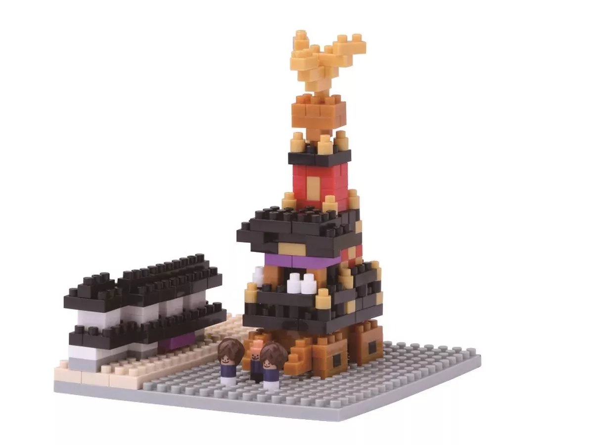 KAWADA Nbh-107 Nanoblock Japanese Festival Car Edo Type Japan