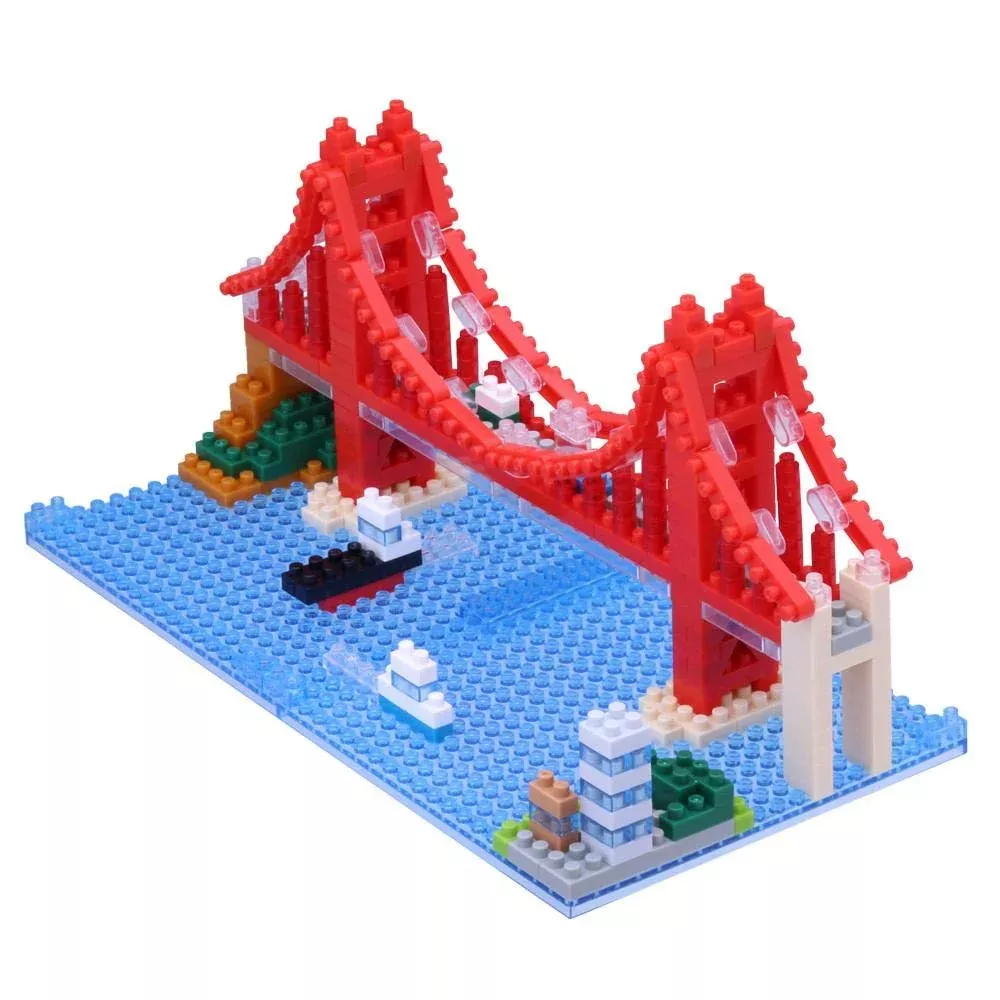 KAWADA Nbh-116 Nanoblock Golden Gate Bridge