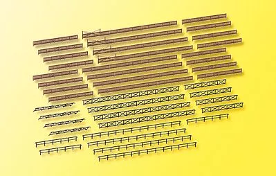 Kibri 37480 N Scale Fences