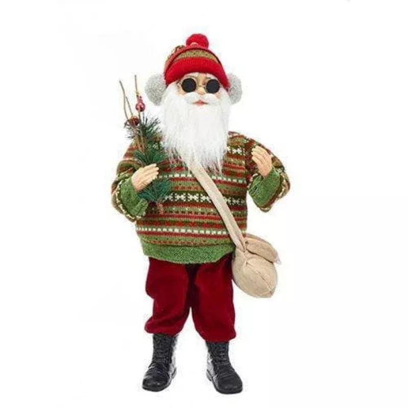 Kurt Adler - Cool Yule Santa Claus 18-Inch Statue