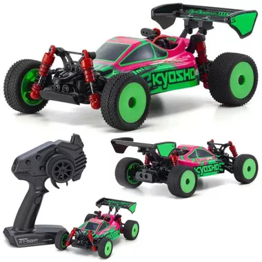 Kyosho 32093PGR 1/24 MINI-Z Buggy Ready Set INFERNO MP9 TKI Pink / Green
