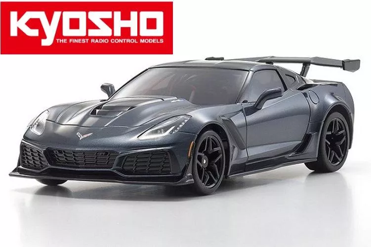 Kyosho ASC MR-03W-MM Chevrolet Corvette ZR1 Shadow Gray Metallic Mini-Z Body