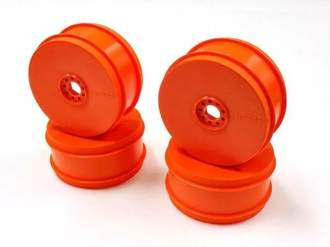 Kyosho IFH006KO Dish Wheels (4 /Fluorescent Orange) Inferno MP9 TKI4