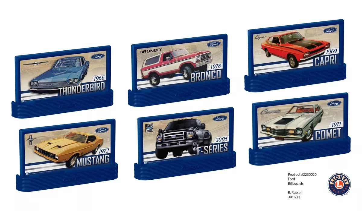 Lionel 2330020 O Gauge Ford Billboard