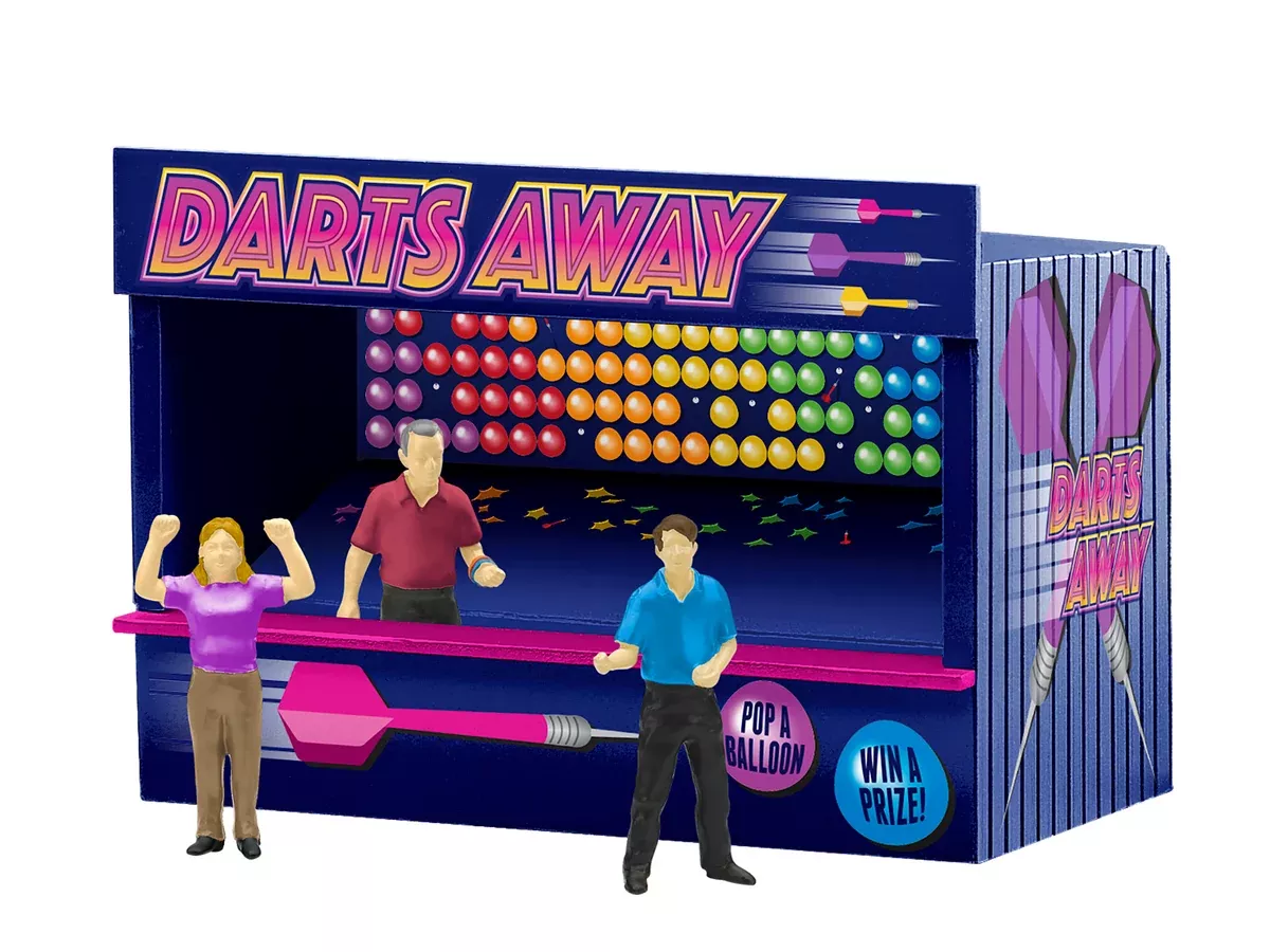 Lionel 2330050 O Gauge Midway Game 3 Pack with Figures