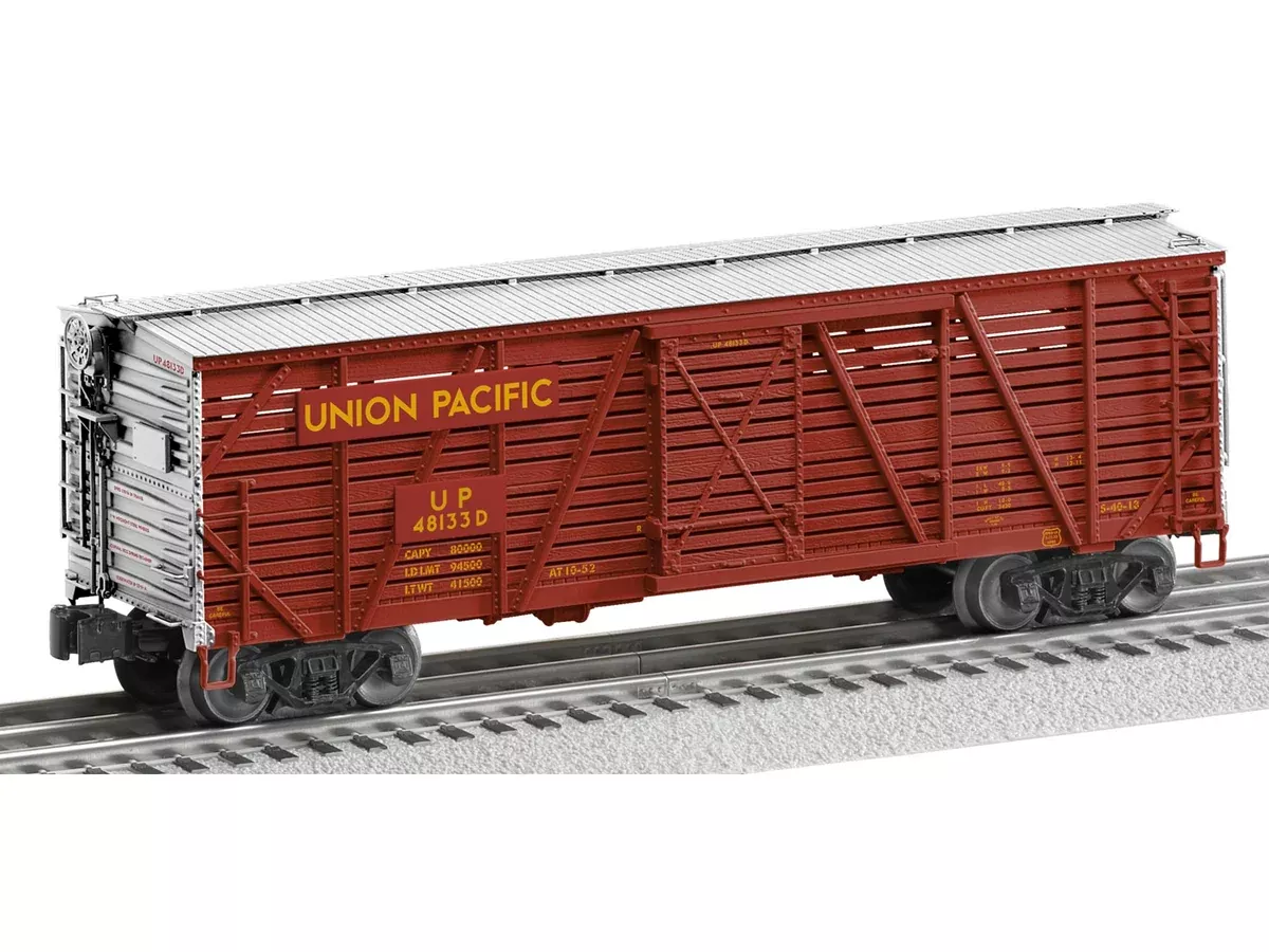 Lionel 6-82312 O Scale ACF 40Ton Wood Stock Car Union Pacific UP 48133D