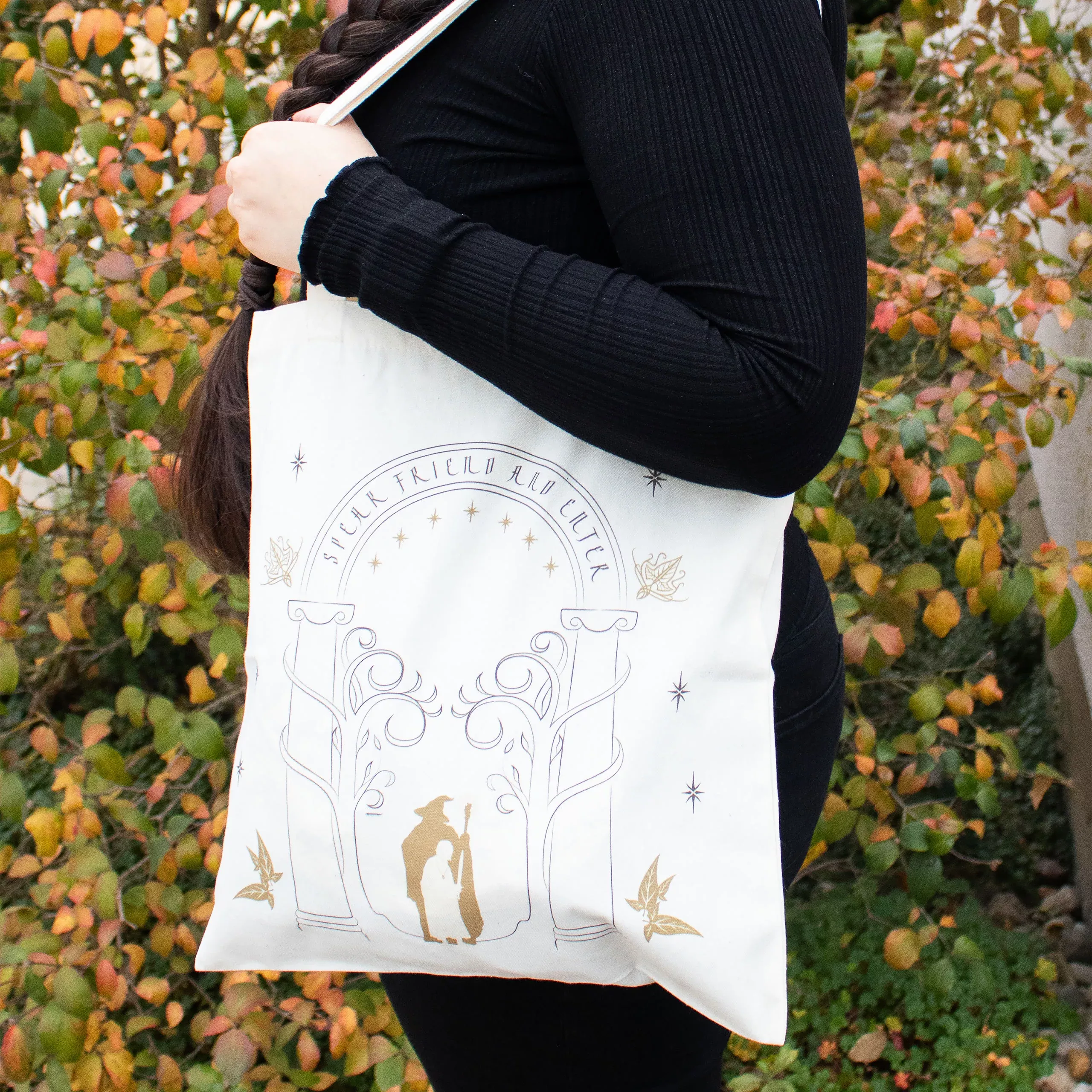 The Lord of the Rings - The Doors of Durin Tote Bag