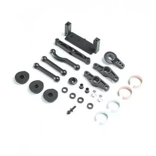 Losi LOS231066 Steering Bellcrank Servo Saver & Mounts V100