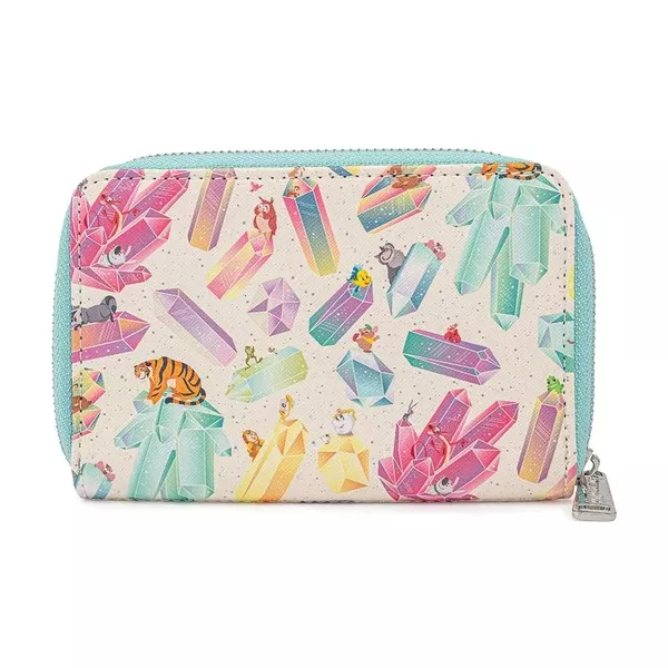 Loungefly Disney Crystal Sidekicks CharactersZip Around Wallet