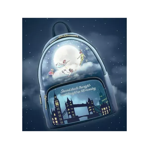 Loungefly Disney Peter Pan Second Star Glow Mini Backpack
