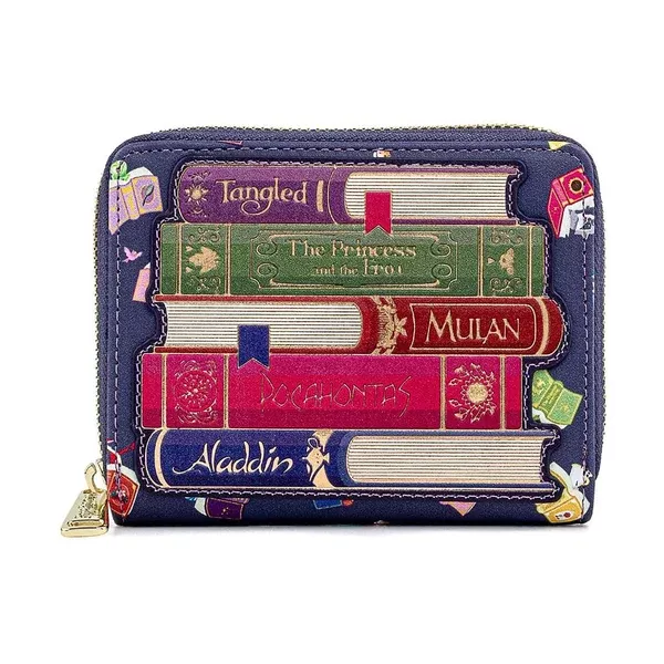 Loungefly Disney Princess Books Zip Around Wallet
