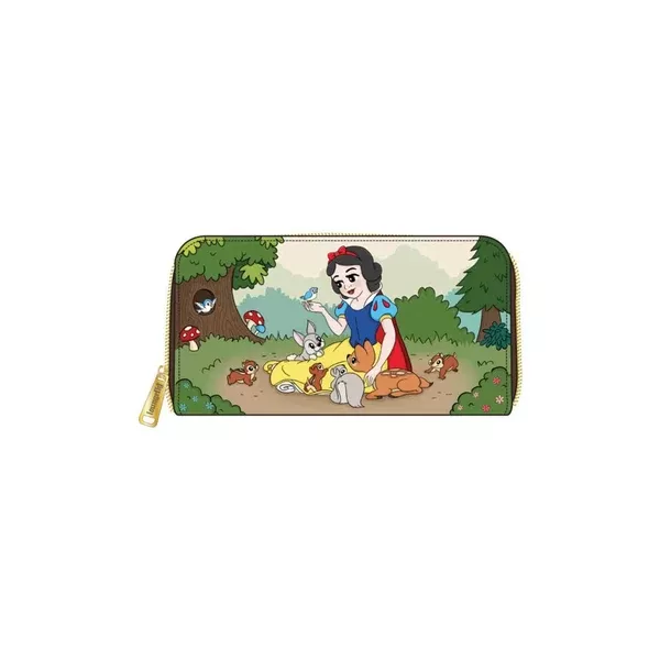 Loungefly Disney Snow White And The Seven Dwarfs Multi Scene Zip Around Wallet