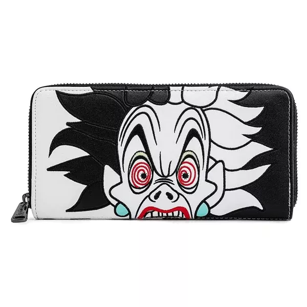 Loungefly Disney Villains Cruella De Vil Dalmatian Spots Cosplay Wallet