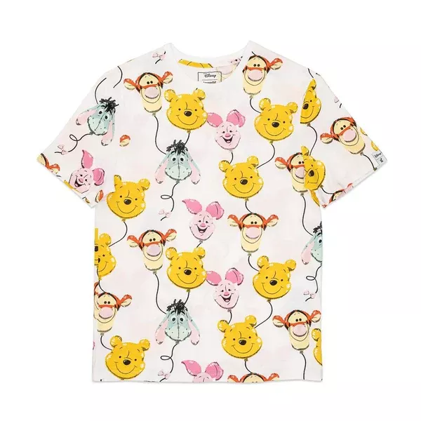 Loungefly Disney Winnie The Pooh Gang Balloons Tee Shirt