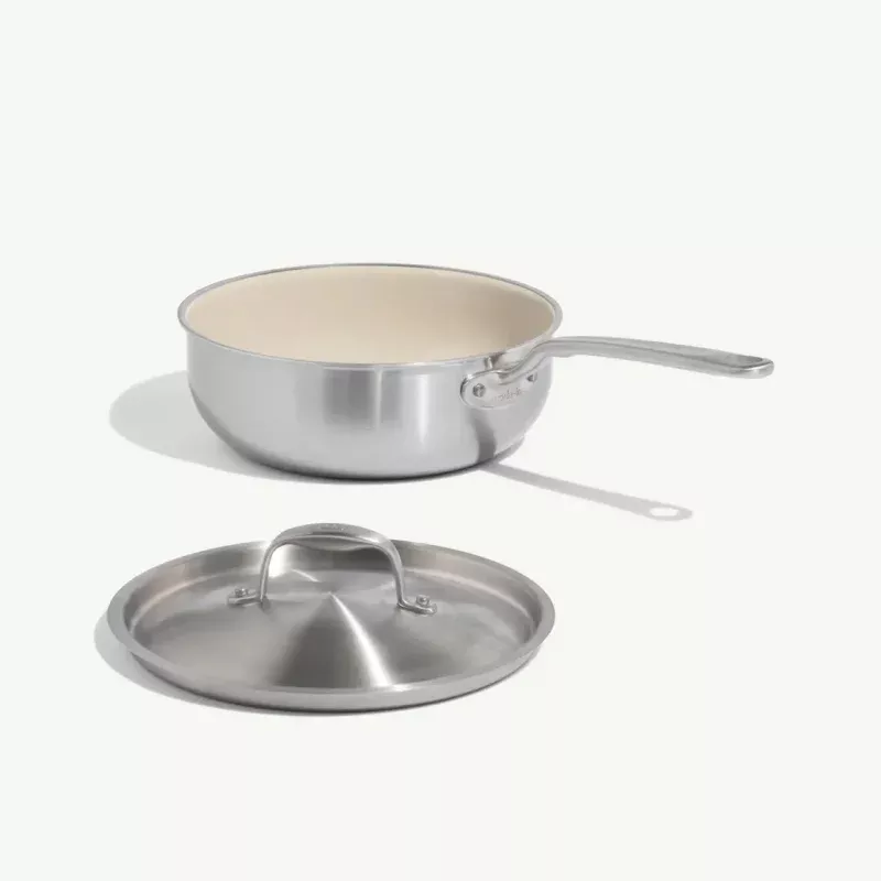 Made in Cookware 3 qt CeramiClad Saucier